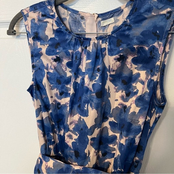 Crewcuts Girls Pink and Blue Abstract Floral Dress No Size Tag, See Photos - Picture 2 of 6